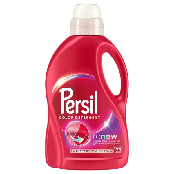 Persil Color Υγρό Απορρυπαντικό Πλυντηρίου Ρούχων Για Χρωματιστά 26μεζ. 1,4lt