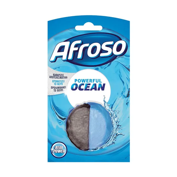 AFROSO Στερεό Block για το Καζανάκι Powerful Ocean 50g