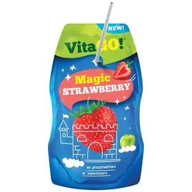 Vita Go Φρουτοποτό Magic Strawberry 200ml.