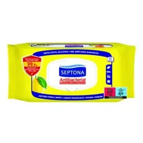 SEPTONA REFRESH WIPES LEMON 60Τ ΜΕ ΚΑΠΑΚ