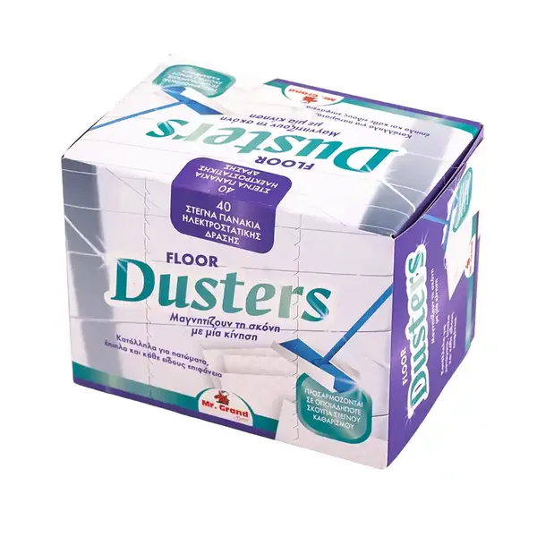 MrGrand Dusters Στεγνά Πανάκια Δαπέδου 40τεμ.