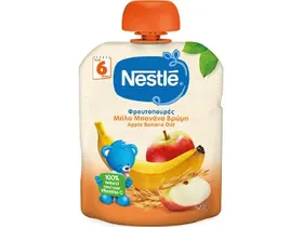 Nestle Pouch.Φρου/ρές μπαν.μήλ.βρώ. 90 g
