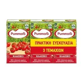 PUMMARO Ντομάτα Πασσάτα Κλασική 3x250g