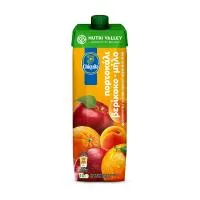 Nutri Valley Φρουτοποτό Chiquita Πορτοκάλι Βερίκοκο Μήλο 1lt.