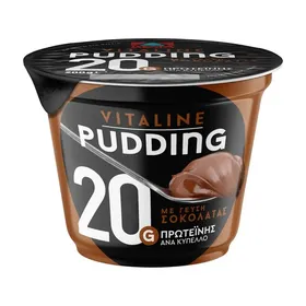 vitaline επιδόρπιο γάλακτος πρωτεΐνης πουτίγκα σοκολάτα