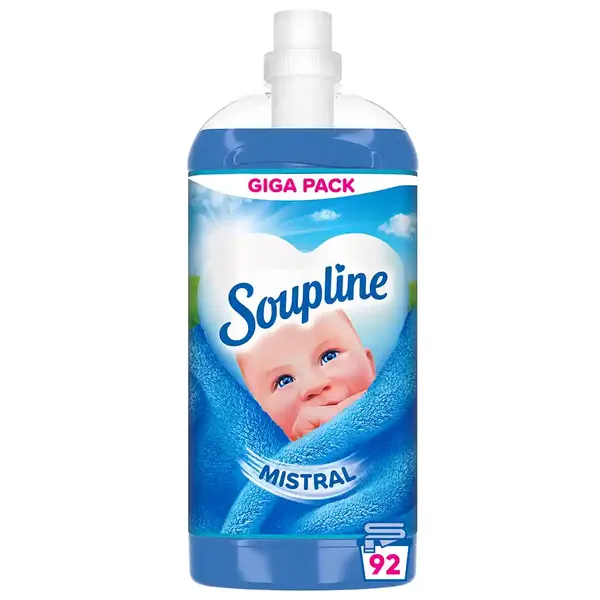 SOUPLINE Μαλακτικό Ρούχων Συμπυκνωμένο Mistral 92 πλύσεις