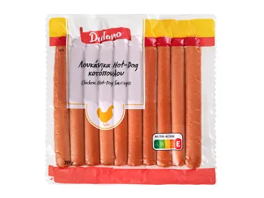 Λουκάνικα Hot Dog κοτόπουλο