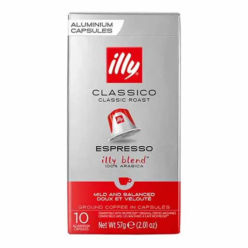 Illy Classic Lungo Κάψουλες Συμβατές Με Μηχ. Nespresso* 10τεμ
