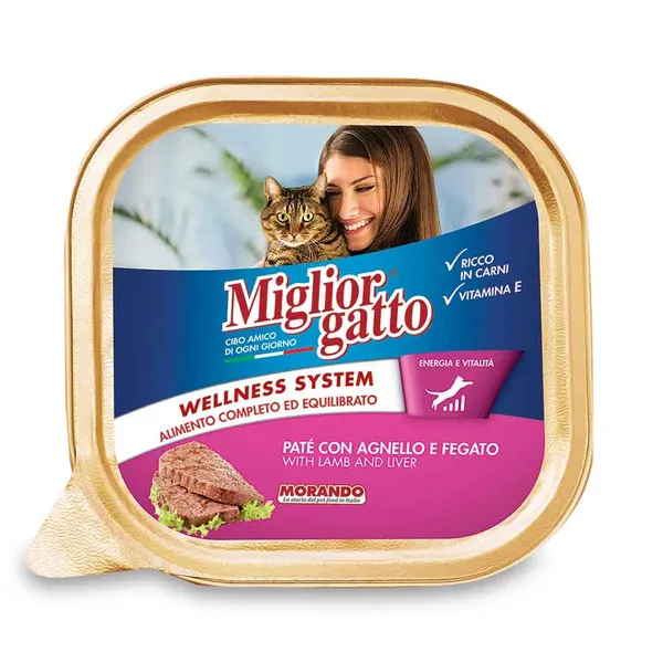 Miglior Gatto Γατοτροφή Αρνί & Συκώτι 100γρ.