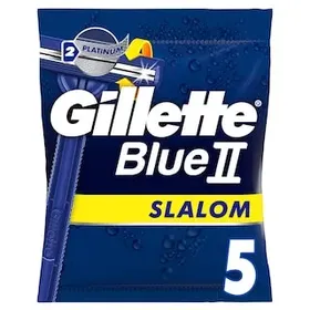 GILLETTE Ξυριστική Μηχανή Μιας Χρήσης Plus Slalom 5 Τεμάχια