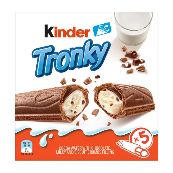 Γκοφρέτα KINDER Tronky 5x18gr