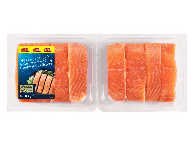 Φιλέτο σολομού σε μερίδες XXL 8x125 g