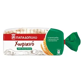 Ψωμί τοστ ολικής άλεσης με σίκαλη