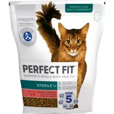 PERFECT FIT™ Sterile Πλήρης Ξηρή Τροφή Γάτας Μοσχάρι 750g
