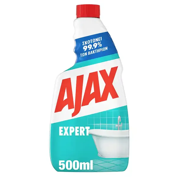 Ajax Expert Καθαριστικό Μπάνιου Κατά Των Αλάτων Ανταλλακτικό 500ml
