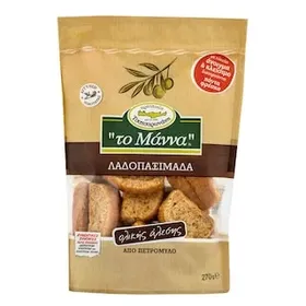 To Μαννα Λαδοπαξίμαδα Ολικής Πετρομύλου 270gr