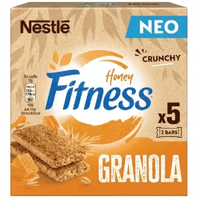 FITNESS Granola Honey Μπάρες Δημητριακών 5x38γρ.