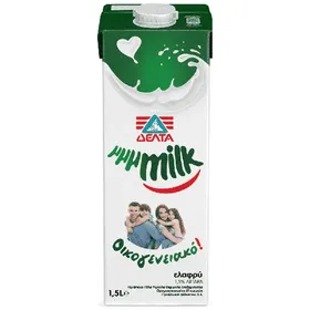 MmmMILK Οικογενειακό Γάλα 1,5% Λιπαρά 1,5lt