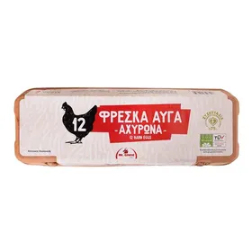 MrGrand Αυγά Φρέσκα Αχυρώνα Μεσαία 12x53γρ.