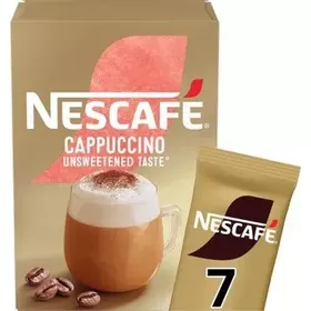 NESCAFE CAPPUCCINO UNSWEETENED TASTE 7Sac 6x99.4g GR