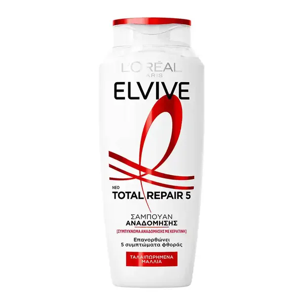 ELVIVE Total Repair 5 Σαμπουάν Αναδόμησης για Ταλαιπωρημένα Μαλλιά 400ml