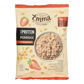 EMMA Μείγμα Πόριτζ Πρωτείνης με Φράουλες 60g