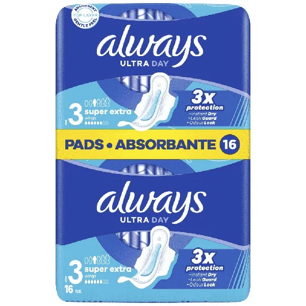 ALWAYS Ultra Day Σερβιέτες Super Extra 16τεμ.