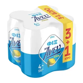 ΦΙΞ άνευ λεμόνι κουτί 330ml 3+1 ΔΩΡΟ (Δεμένη προσφορά)
