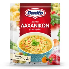 Bonito Σούπα Λαχανικών Με Αστράκι 55γρ.