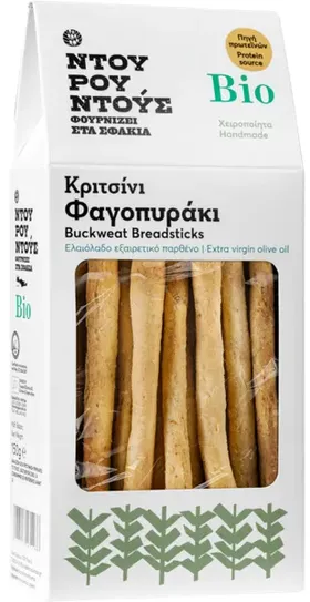 Βιολογικό Κριτσίνι Φαγοπυράκι Ντουρουντούς (150 g)