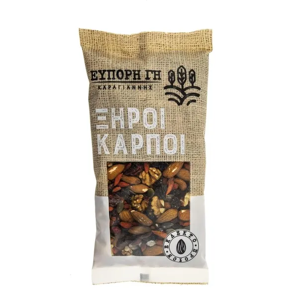 μιξ ξηρών καρπών κράνμπερι-σταφίδα φάκελο