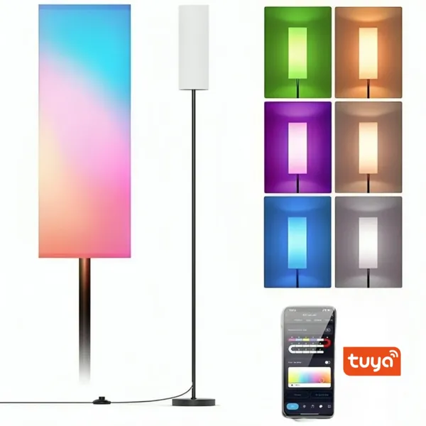 Smart επιδαπέδιο φωτιστικό LED RGB & τηλεχειριστήριο