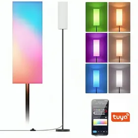 Smart επιδαπέδιο φωτιστικό LED RGB & τηλεχειριστήριο