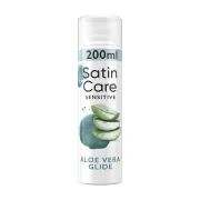 SATIN CARE Sensitive Gel Ξυρίσματος Aloe Vera Glide 200ml