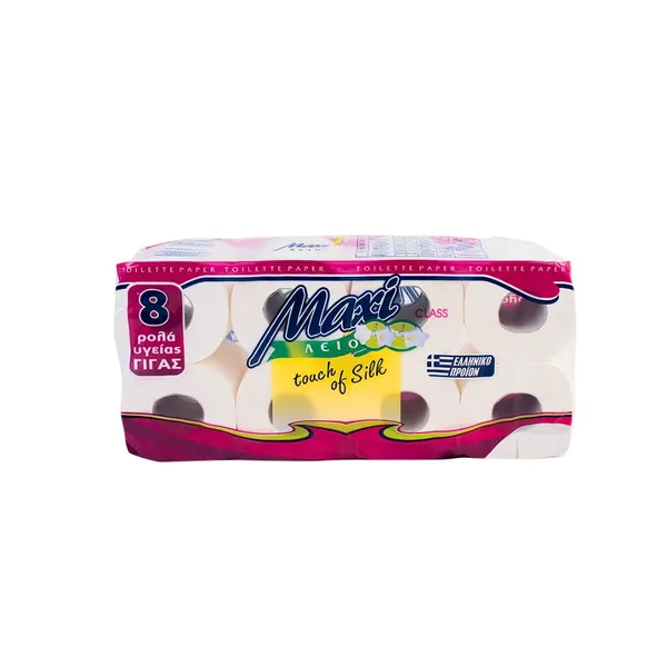 Απαλό Χαρτί υγείας λείο 8 ρολά