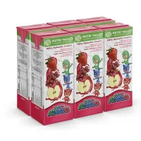 Φρουτοποτό PJ Masks Φράουλα Μήλο Σταφύλι Nutri Valley 6x250ml