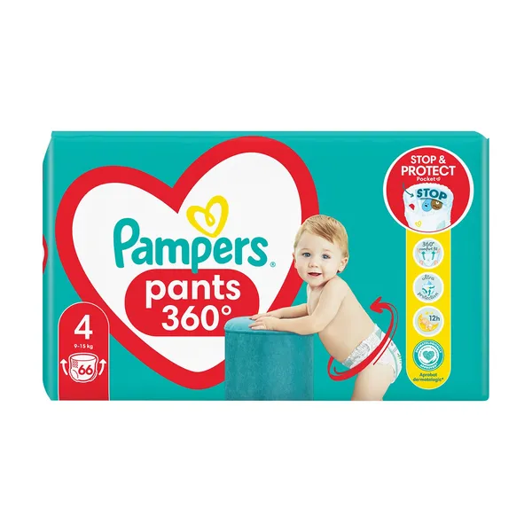 PAMPERS Active Fit Πάνες No6 Extra Large 15+ kg 26τεμ