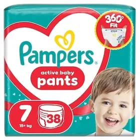 PAMPERS Πάνες Βρακάκι Μωρού Pants Νο7 38 Τεμάχια