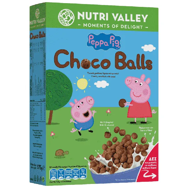 NUTRI VALLEY peppa pig choco balls