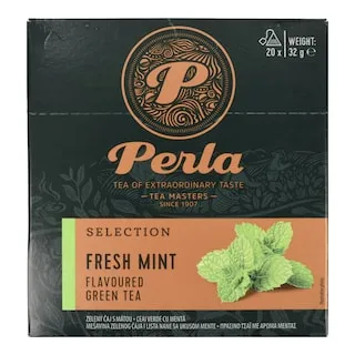 PERLA BEVERAGES Τσάι Πράσινο Μέντα 20x1.6g