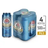 ΜΑΜΟΣ Μπίρα Pils 4x500ml