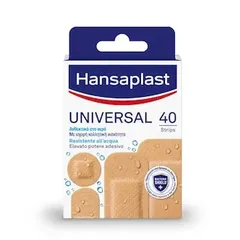 HANSAPLAST Επιδεσμικά Universal Water Resistant 40 Τεμάχια