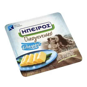 Ημίσκληρο Τυρί Οικογενειακό Ελαφρύ σε φέτες
