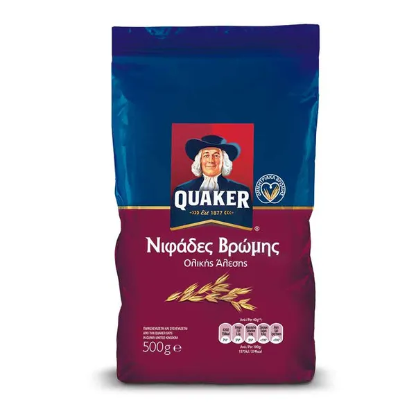 Νιφάδες βρώμης QUAKER 500gr