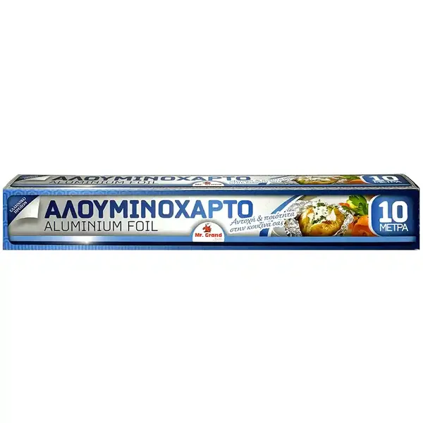 MrGrand Αλουμινόχαρτο 10m.x29cm. 1 τεμ.