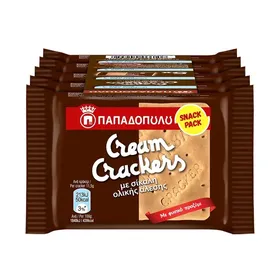 Cream Crackers με Σίκαλη Ολικής Άλεσης Snack Packs 5x47g