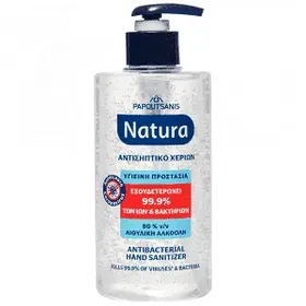 Natura Αντισηπτικό Gel Αντλία 400ml
