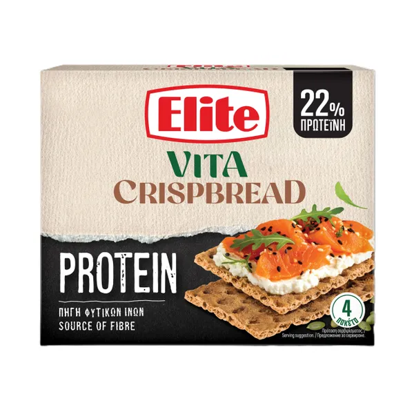 Vita Crispbread protein φρυγανιές ολικής άλεσης