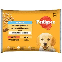 Pedigree Τροφή Junior Μους Συκώτι Ρύζι 4x100gr