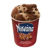 NIRVANA Παγωτό Brownies & Salted Caramel 302g